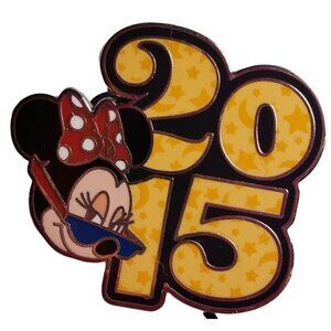 Disney Minnie Mouse Trading Pin 2015 Brooch Lapel Pin Badge Accessories Jewelry